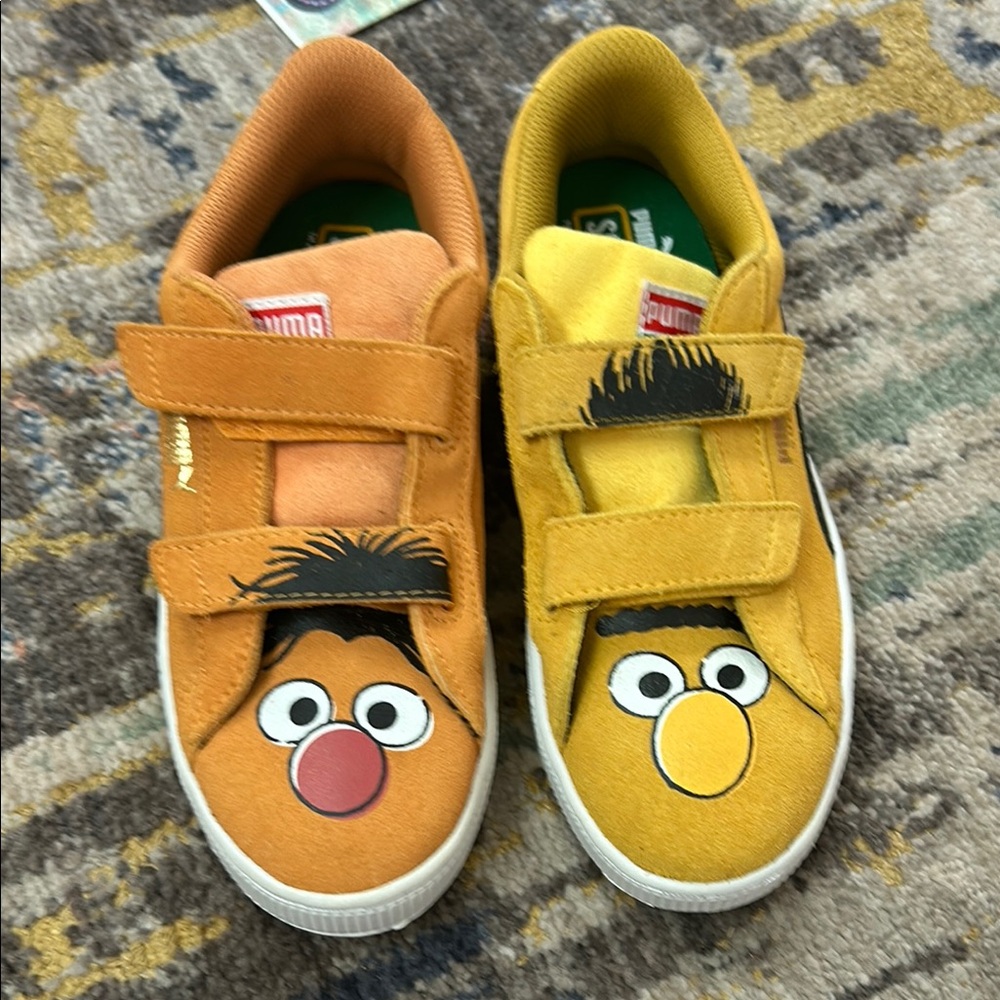 Puma Kids Sesame Street Sneakers - Orange and Yellow